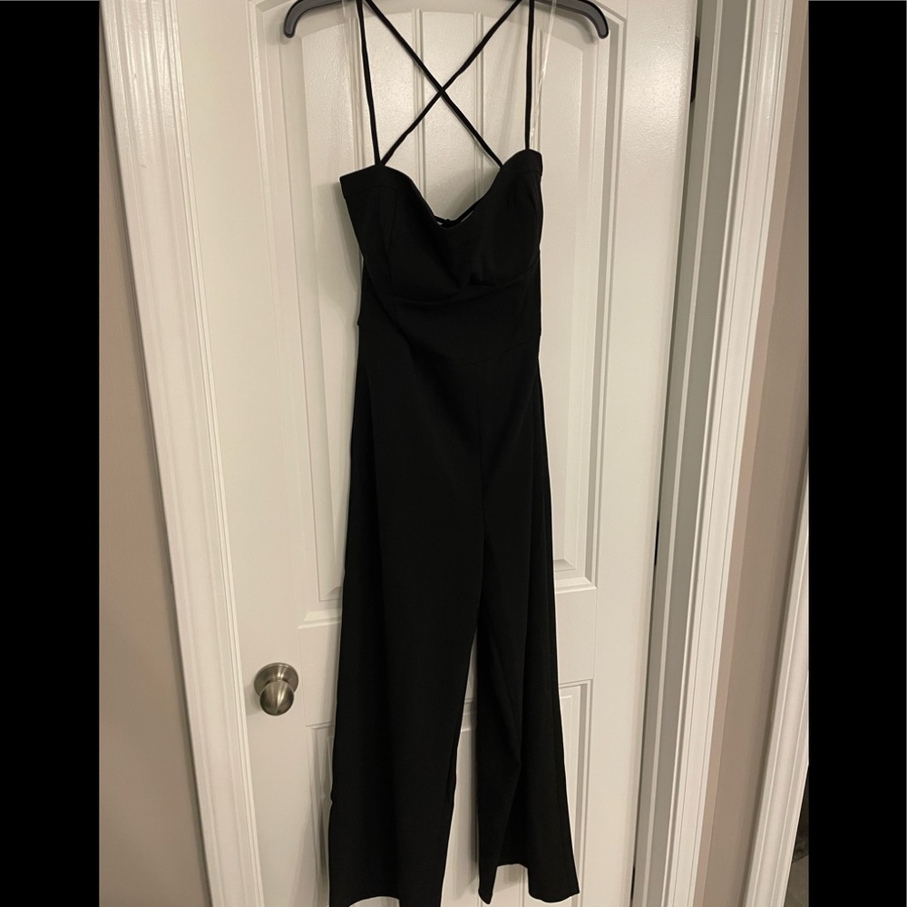 NWT. Elegant Black Jumpsuit